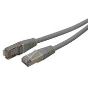 Cable réseau RJ45 Cat6a gris 0.50m