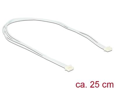 Câble embase 4 broches 1,25 mm USB 2.0 femelle > Embase 4 broches 1,25 mm USB 2.0 femelle 25 cm
