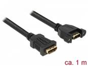 Câble HDMI-A femelle > HDMI-A femelle à montage sur panneau 4K 30 Hz 1 m