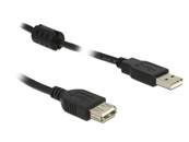 Câble d'extension USB 2.0 Type-A mâle > USB 2.0 Type-A femelle 0,5 m noir