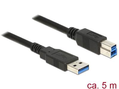 Câble USB 3.0 Type-A mâle > USB 3.0 Type-B mâle 5,0 m noir