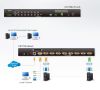 Boîtier de contrôle 8 UC -USB écran, clavier, souris OSD Master View ATEN (Hauteur 1U) - Interface I